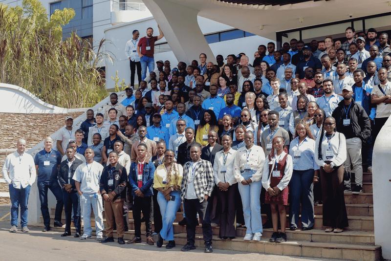 A group photo of attendees at the SEG / iCRAG 2026 African Students Symposium 
